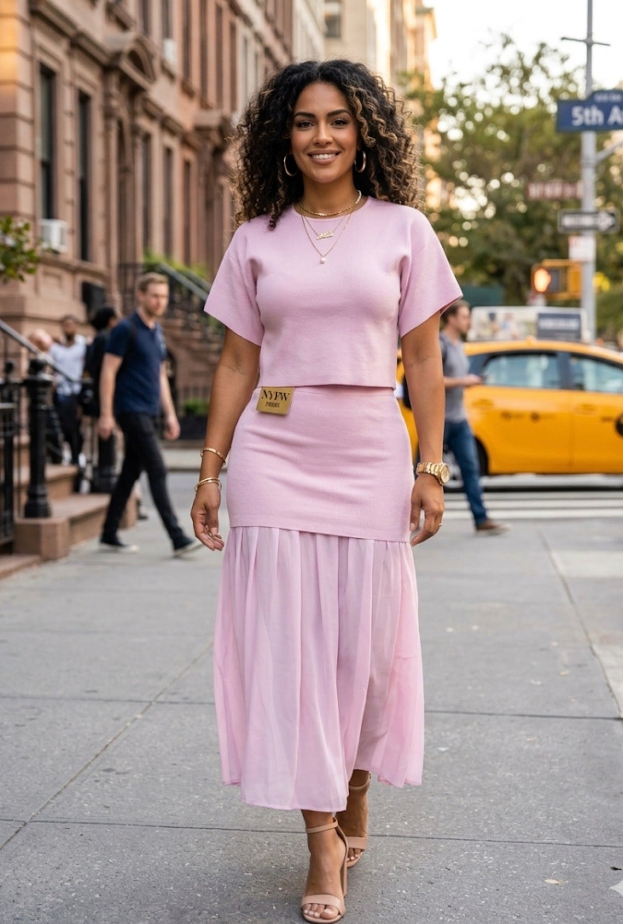 Elegant Baby pink Set