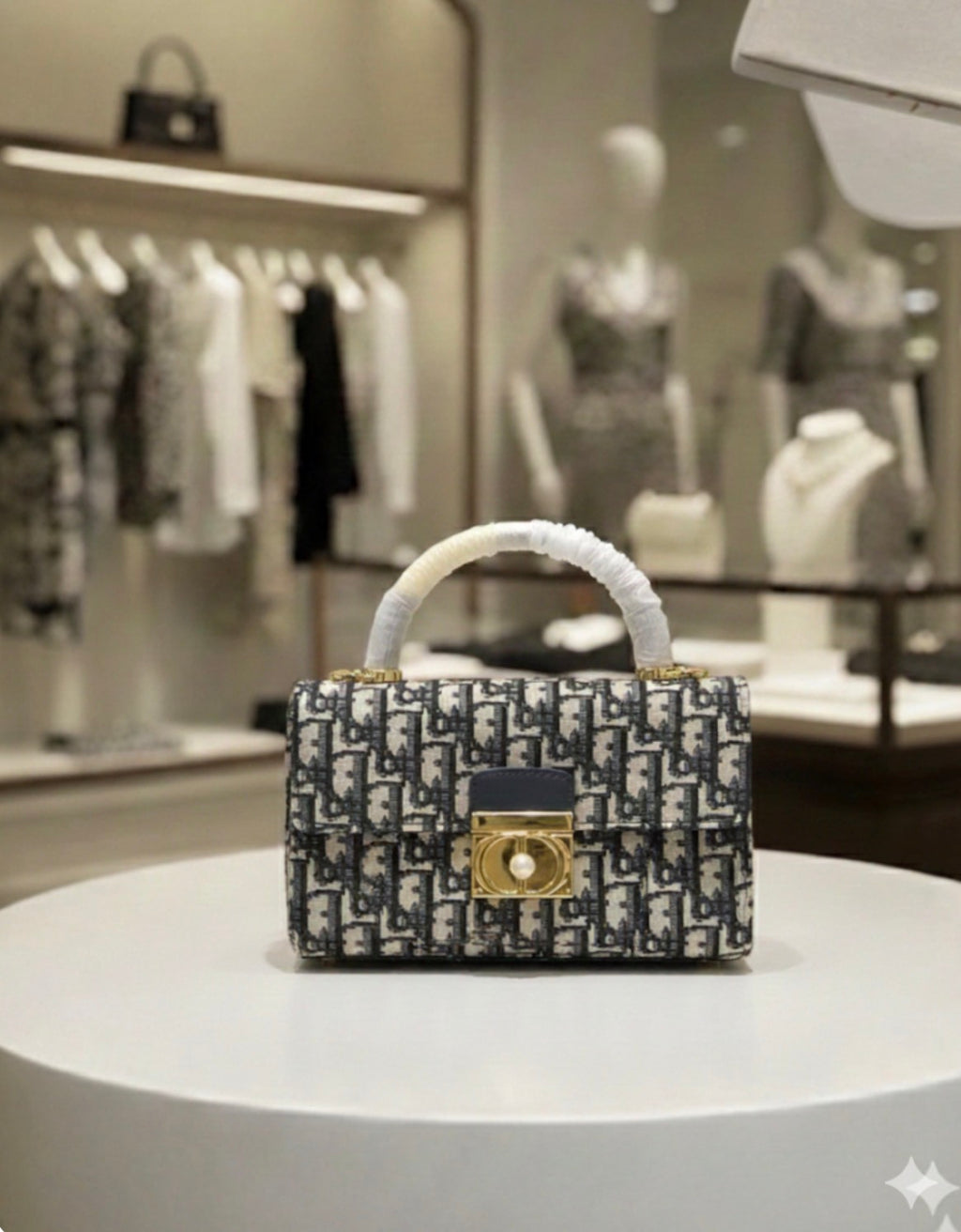 White and Black Chic Bag