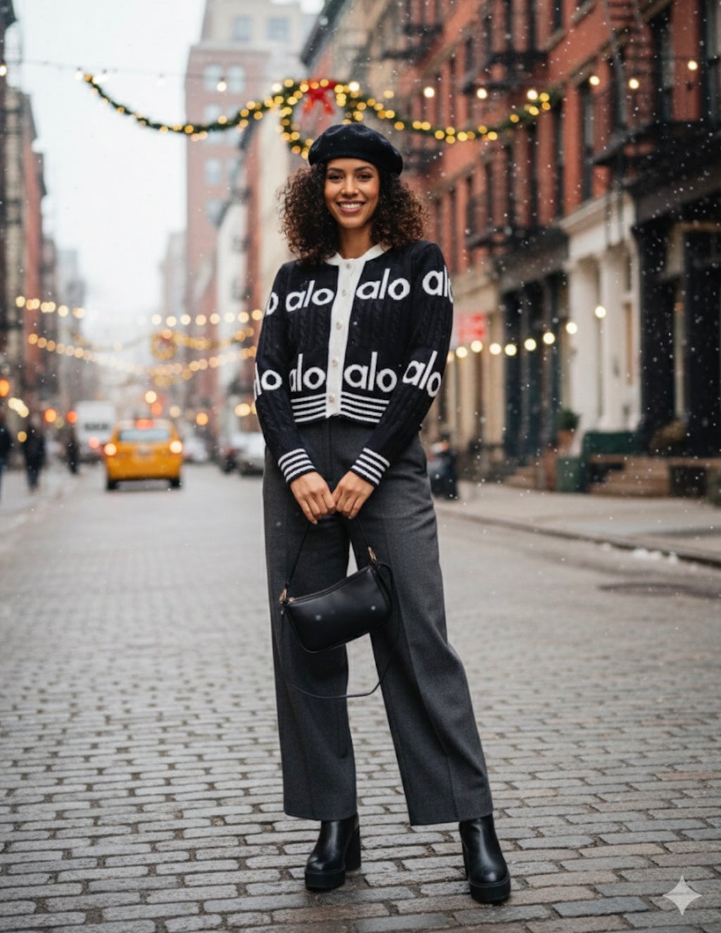 Suéter Alondra azul marino