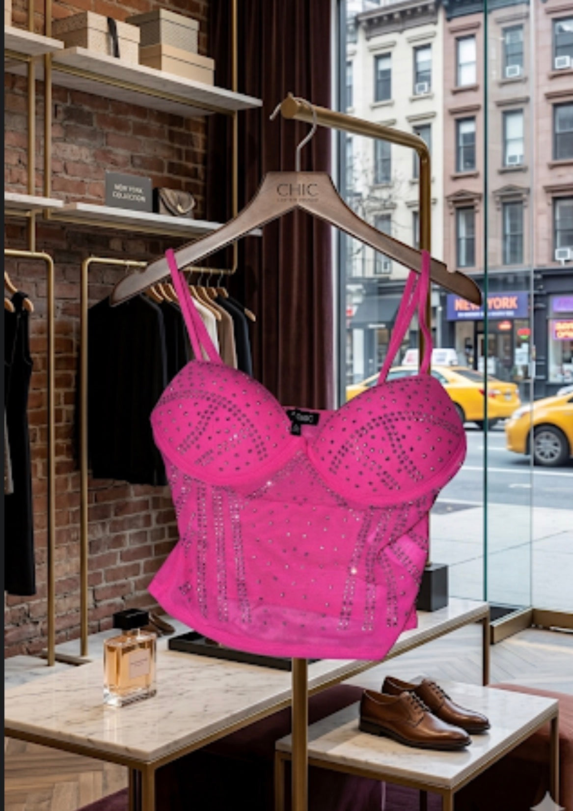 Pink Top corset style