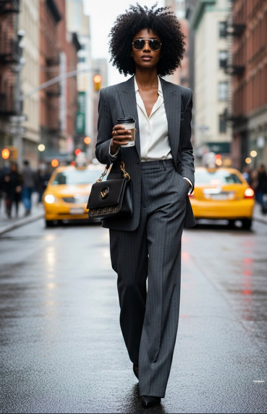 Black Valentina Purse bag