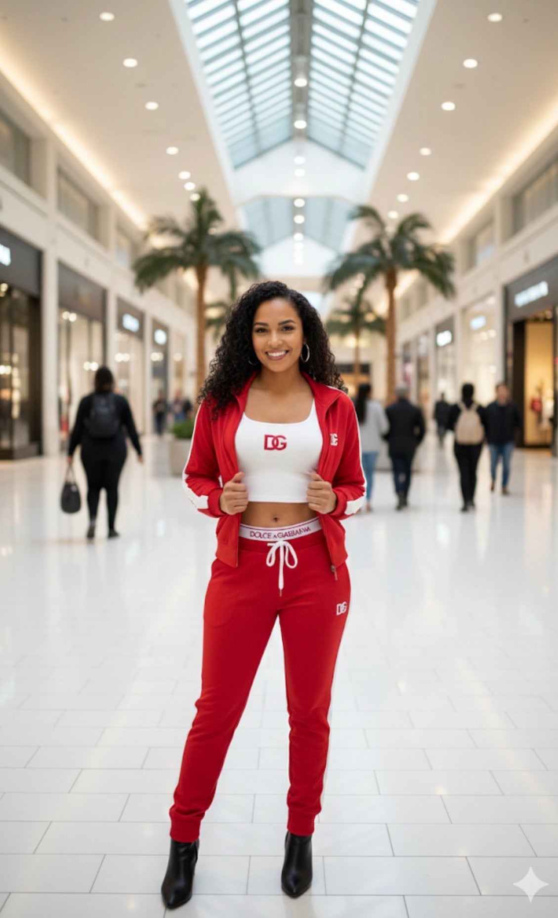 Red and White Sport DG Set