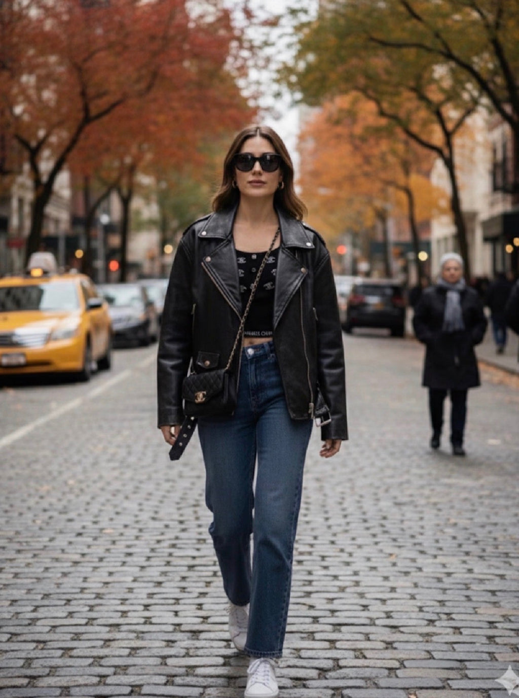 Black crop top
