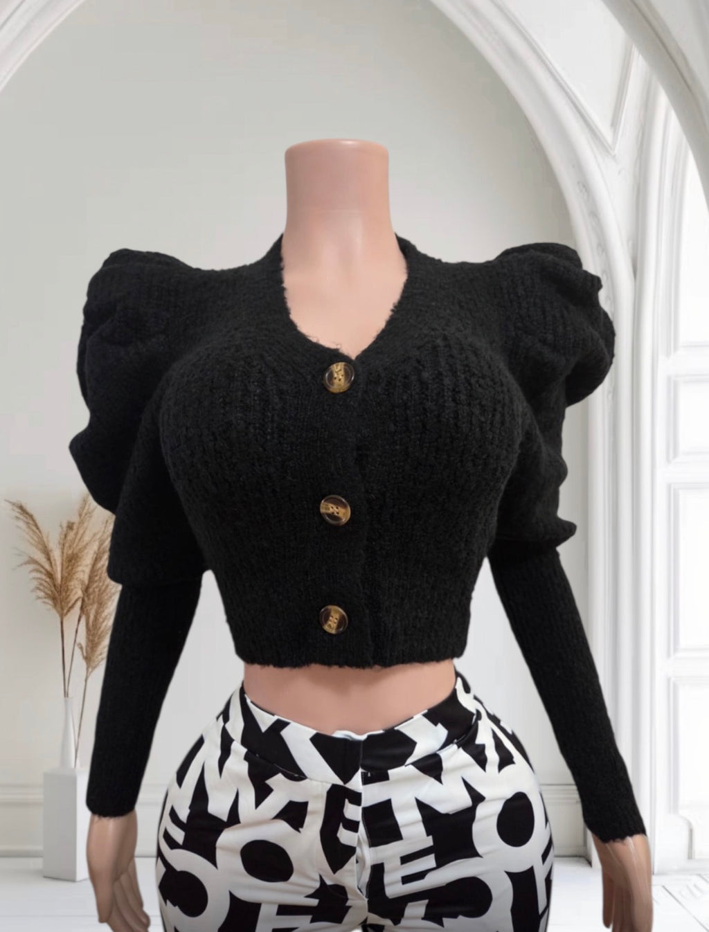 Elegant Top cardigan V neck