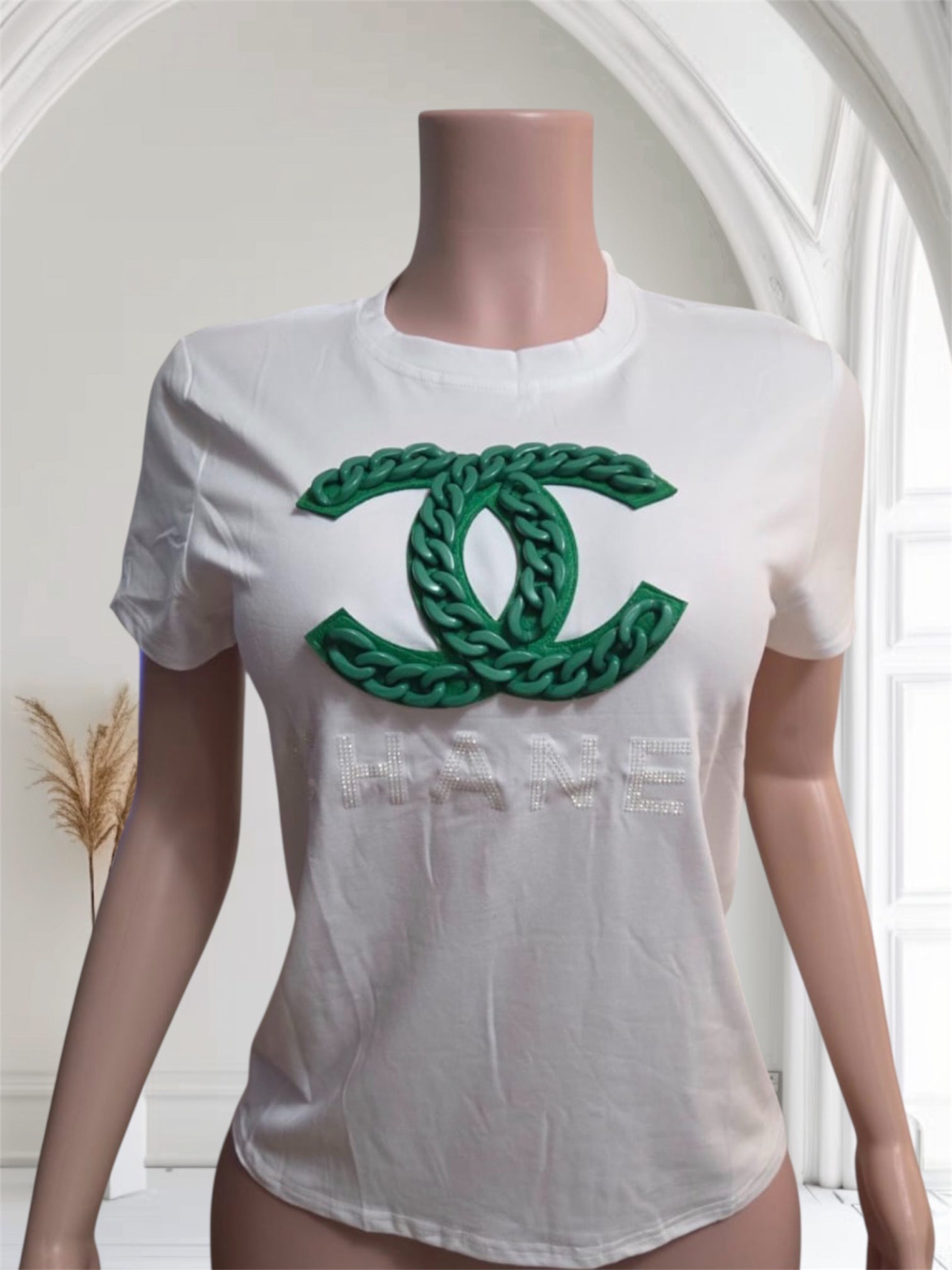 CC embroidery White Top