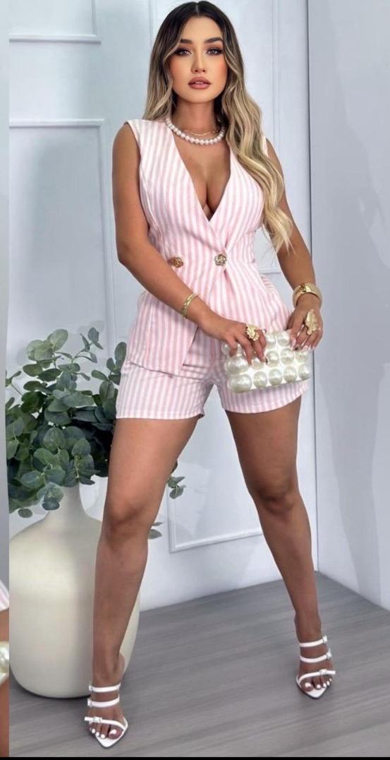 LINE SHORT & VEST SET