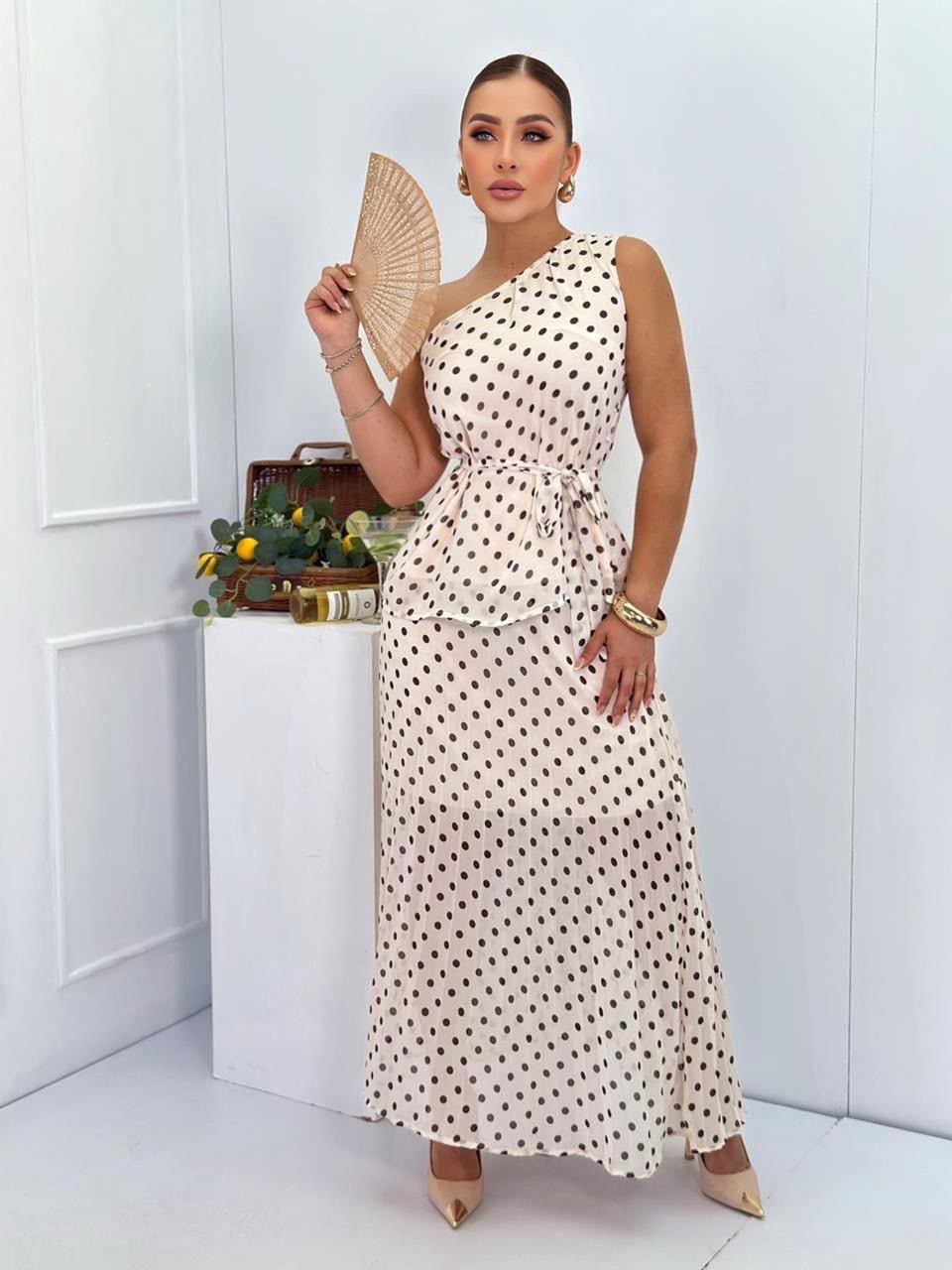 POLKA DOTS MAXI DRESS