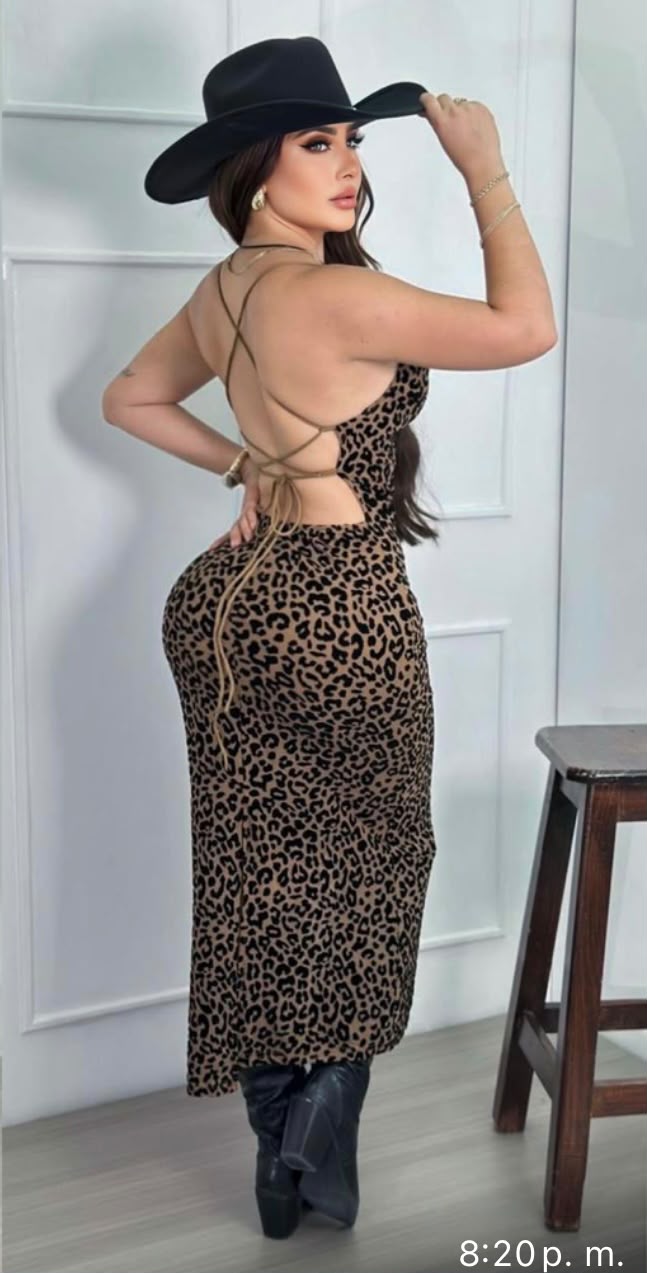 ANIMAL PRINT DRESS